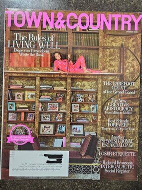 Town & Country Magazine - October 2024 - Diane Von Furstenberg - RULES OF LIVING